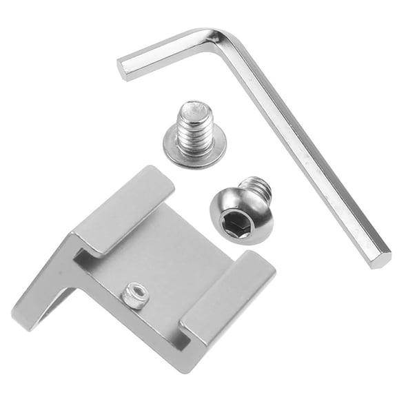 JZROCKER Cold Shoe Adapter 90 Degree Angle 1/4" Screws Mounting for DSLR Camera Rig