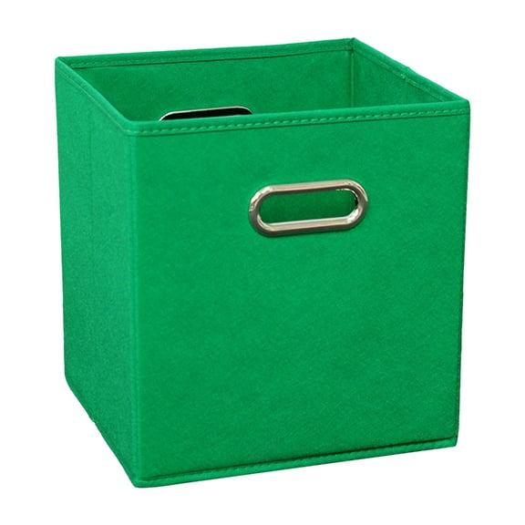 JZROCKER Collapsible File and Folder Organizer Box Linen Filing Storage Organizer