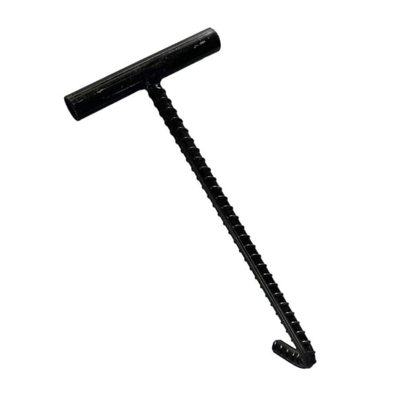 JZROCKER Convenient Manhole Removal Hook Easy Access Tool with 10mm Thick Steel Hook