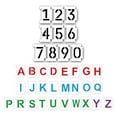 thumbnail image 1 of JZROCKER Curb Stencil Kit Alphabet Number Templates Reusable for DIY Project Home Decor, 1 of 20