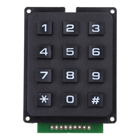 JZROCKER DIY Electronic Kit 12 Key Matrixes Array/Keyboard Membrane Button Keypad