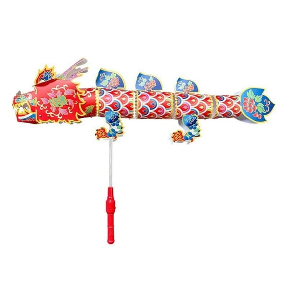 JZROCKER DIY Handheld Dragon Dance Craft 3D LED Light Chinese New Year Celebration Gift