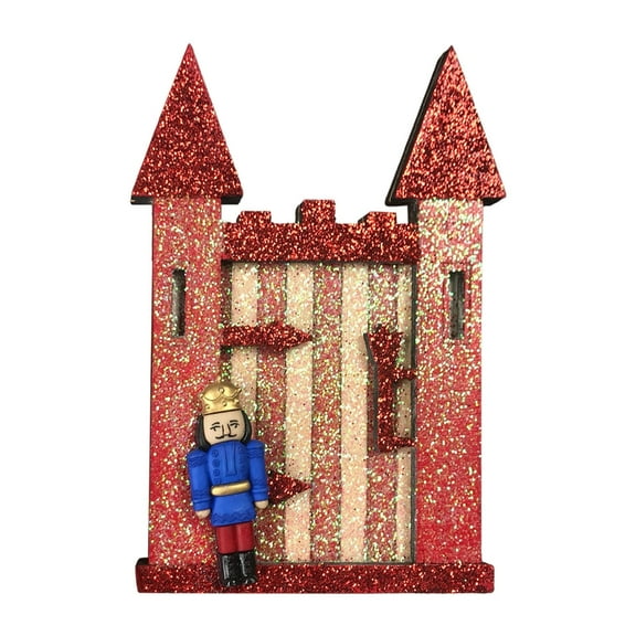 JZROCKER Delightful Wooden Fairy Garden Decor Sculpture Door Window Tree Lawn Decoration