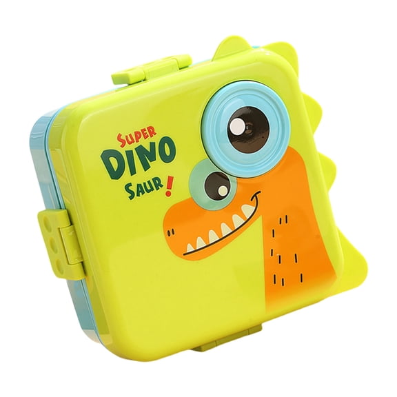 JZROCKER Divided Dinnerware Cartoon Theme Lunch Box for Students Picnics Food Storage Container with Dividers