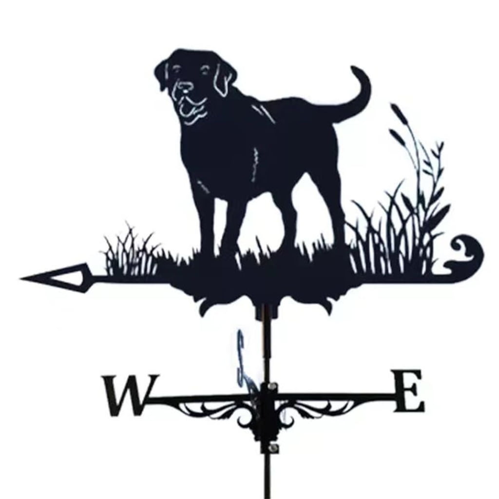 Dogs Vane JZROCKER Dog Shaped Weather Vane for Roofs and Patios Easy Assembly ...