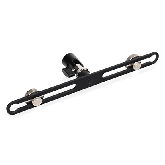 JZROCKER Double Mic Mount Rods with 5/8'' Thread for Most Microphone Stands Boom Arm