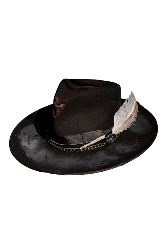 Durability Wool Felted Hat Outdoor Activity Hat Casual Travel Headwear for Music Festivals