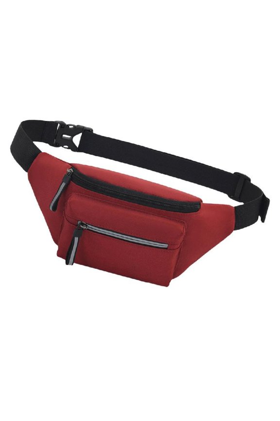 Durable Nylon Waist Bag with Easy Access Pockets for Runners and Traveler