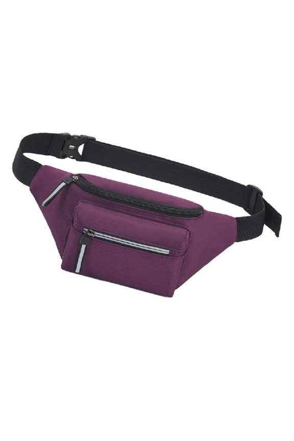 Durable Nylon Waist Bag with Easy Access Pockets for Runners and Traveler