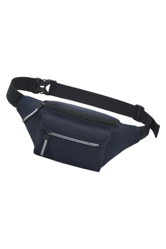 Durable Nylon Waist Bag with Easy Access Pockets for Runners and Traveler