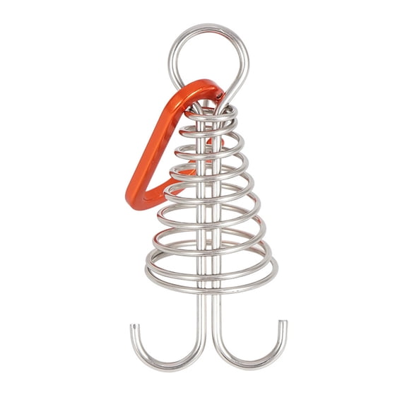 JZROCKER Durable Octopus Pin and Coil Spring, Carabiner Pin,Rope Buckle, Camp Hiking