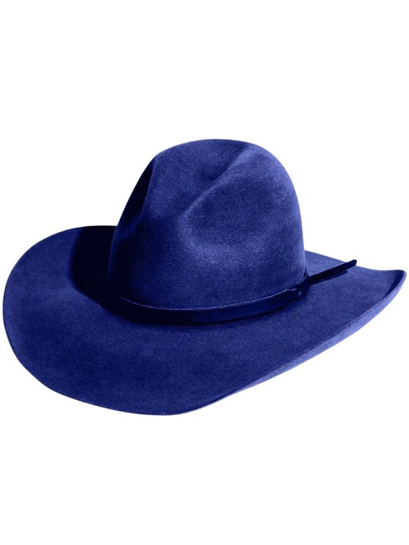 Elegant Homburg Exotic Hat with Ribbon Wool Wide Brimmed Western Hat for Casual Wear Unisex Hat
