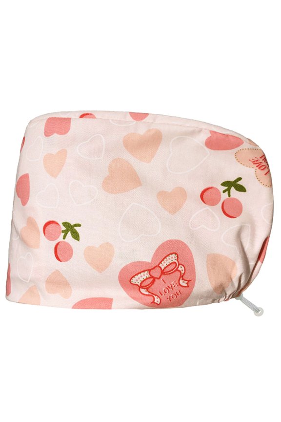 Elegant Print Hat Doctors Hat Cotton Sweatband Hat Unisex Scrub Hospital Hat for Surgeries and Lab Work