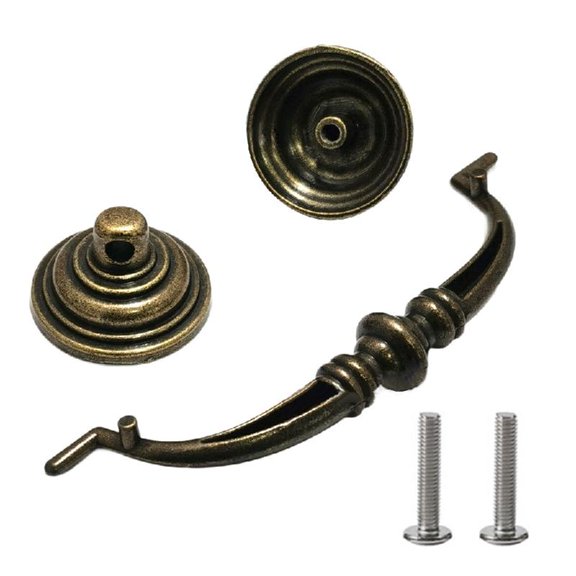JZROCKER Elegant Sturdy Zines Alloy Materials Drawer Pull Designs for Easy Installation on Various Furniture Daily Casual Use