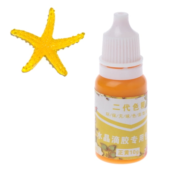 JZROCKER Epoxy Resin Pigment 15Color Translucent & Pearlescent Liquid Resin Dye Highly Concentrated Colorant for Resin Jewelry