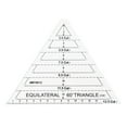 thumbnail image 1 of JZROCKER Equilateral for Triangle Sewing Ruler Drawing Drafting MeasureTemplate DIY Cloth, 1 of 7