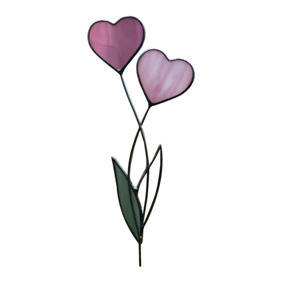 JZROCKER Exquisite Heart Shaped Flower 7.87x3.15in Decorative Flowers Household Supply