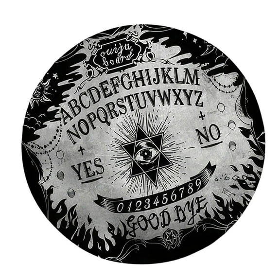 JZROCKER Eye Pattern Astrology Pendulums Mat Mouse Pad Tarots Antiskid Rubber Mat Altars Tarots Card Pad for Party Board Game