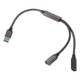 thumbnail image 1 of JZROCKER Fast Speed USB3.0 Y Splitter Cable for Efficient Device Charging and Data Sync on Computers and Gaming Consoles, 1 of 8
