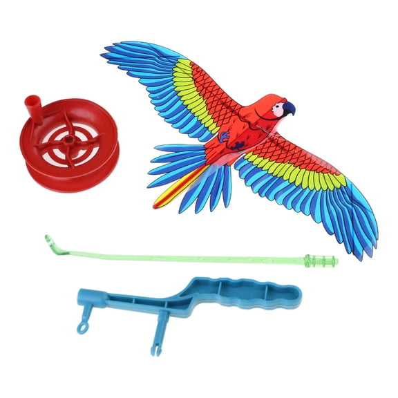 JZROCKER Fishing Rod Dynamic Wing Kites for Garden Funny Dynamic Kites Outdoor Kites Flying Toy Best for Family Gathering