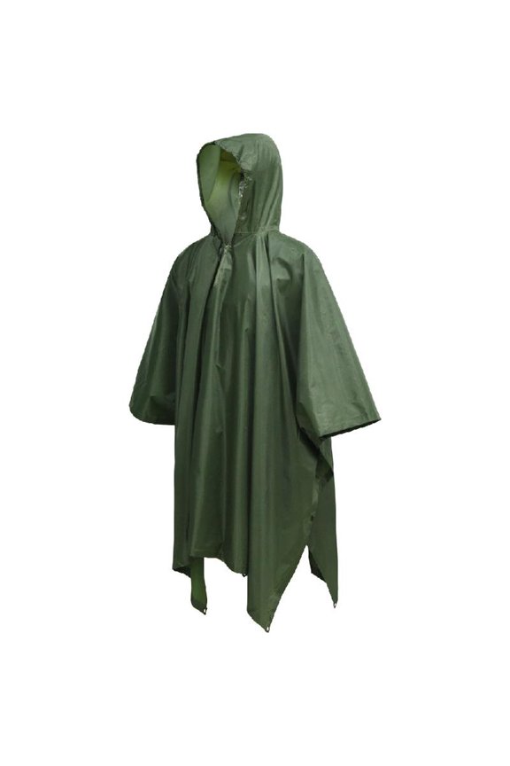 Folding Raincoats with Hooded Camping Hunting Clothes Shelter Tent Rain Gear