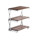 thumbnail image 1 of JZROCKER Folding Shelf Storage Display Rack Desktop Storage Rack Camping Storage Rack, 1 of 16