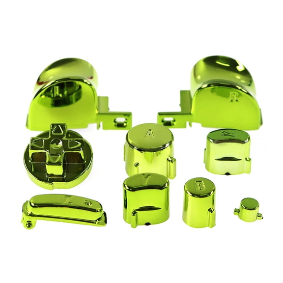 JZROCKER For NGC Gamecube Controller Plating Full Set Bumpers Triggers Buttons Replace