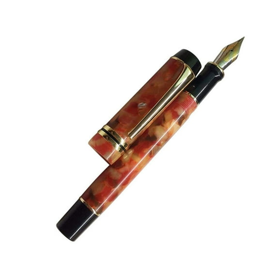 JZROCKER Fountain Pens, Long Medium Inking Pens Smooth Writing Pens with Converter