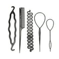 JZROCKER French Style Hair Tail Tool and Rat Tail Comb Set Hairdressing