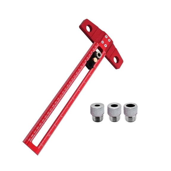 JZROCKER Functional Angles and Marking Ruler Positioning Tool for Home Renovations and Woodcrafts with Long Time Finish