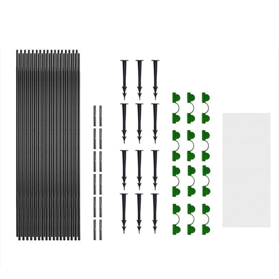 JZROCKER Garden Hoops Row Cover Hoops Greenhouse Frame Garden Hoops For Raised Beds