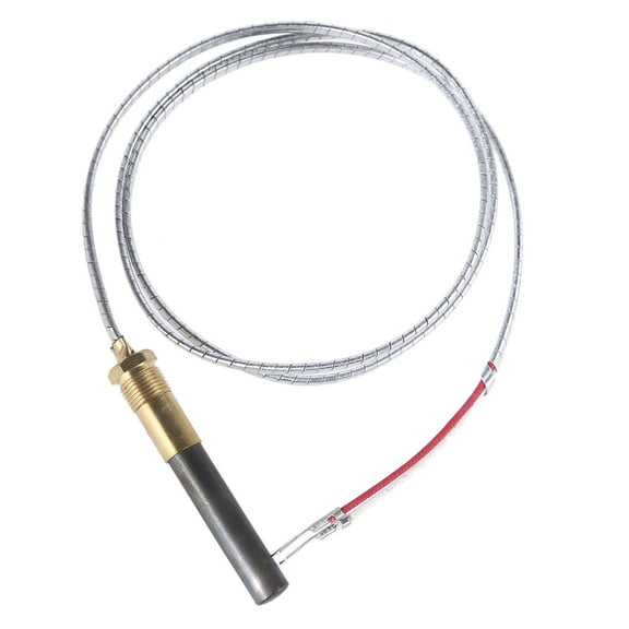JZROCKER Gas Fryer Thermopile Thermocouple 2-Wire Replacement Temperature Sensor