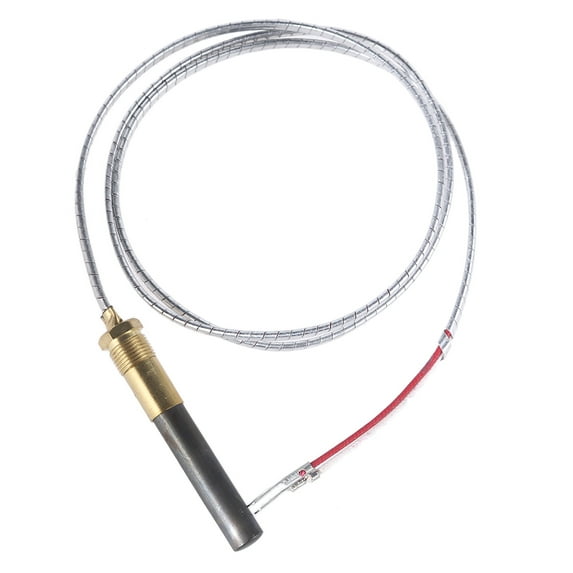 JZROCKER Gas Fryer Thermopile Thermocouple 2-Wire Replacement Temperature Sensor