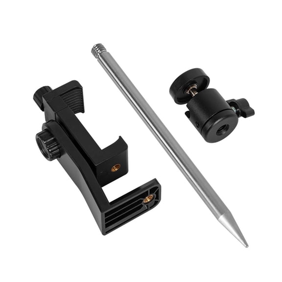 JZROCKER General Outdoor Phone Holder with Ground Spikes Links Iron Phone Holder for Links Camping & Fishing Video