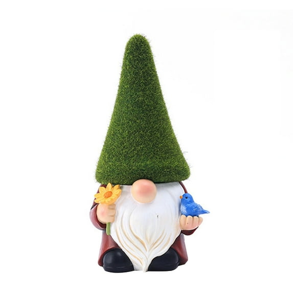 JZROCKER Gnomes Garden Statues Faceless Doll Garden Gnome Home Decoration Resin