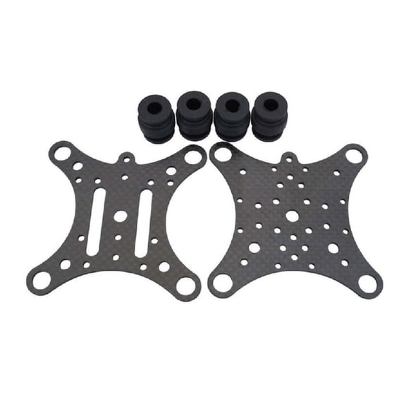 JZROCKER Great Performances Carbon Fiber Vibrations Dampening Kits for Action Cameras Stabilizer Mount Stability for Drones