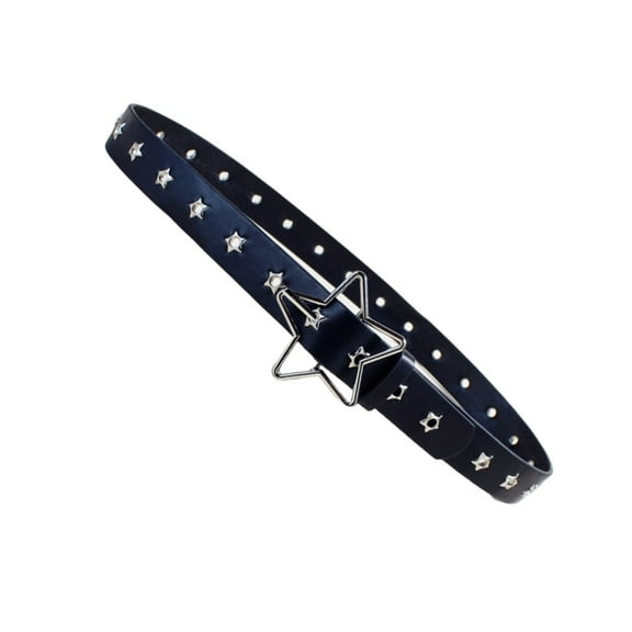 JZROCKER Grommet Waist Chain Buckle Punk Star Buckle Grunge Belt for Women Proms Club Party for Jeans Dresses Studded