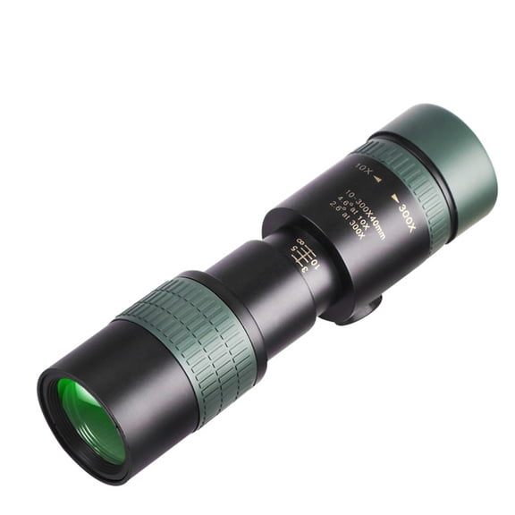 JZROCKER Handheld Monocular with Phone Adapter for Watching, Focusing Monocular Highly Power 300x40 Monocular