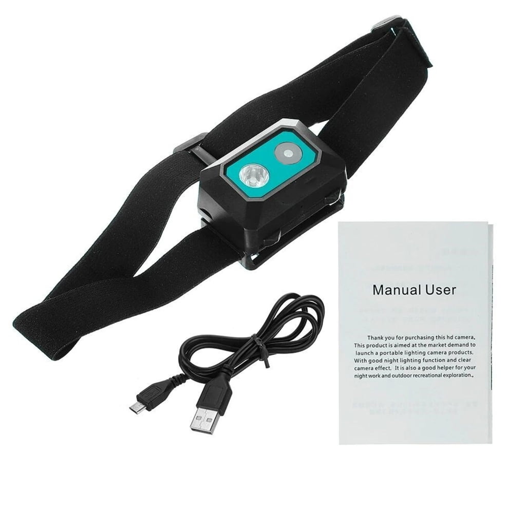 JZROCKER Head-Mounted Camera F18 Video Camcorders 1080P(1920x1080) Camera with Belt