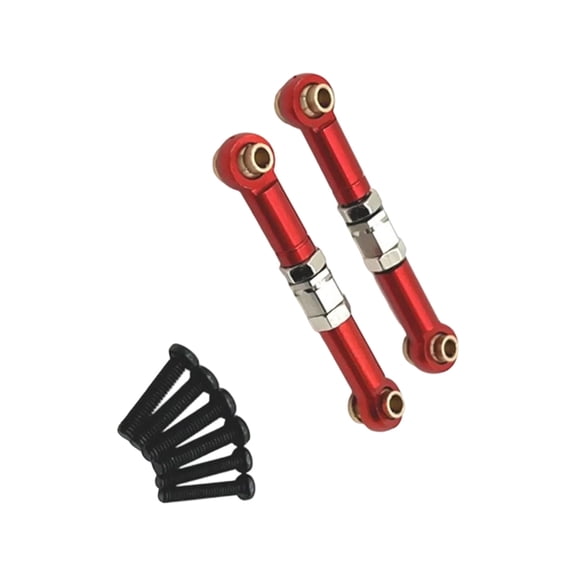 JZROCKER High Precise Aluminum Alloy Steering Linkage Arm Tie Rod for Remote Control Car Suitable for 1/14 14209 14210