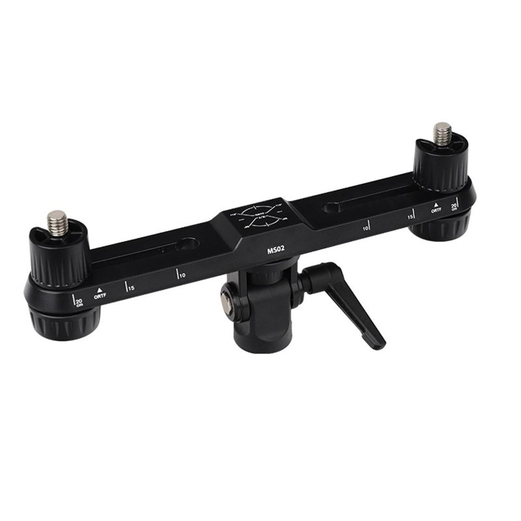 JZROCKER MS02 Microphone Stand for Precise Stereo Sound Recording Mic Holder Bracket