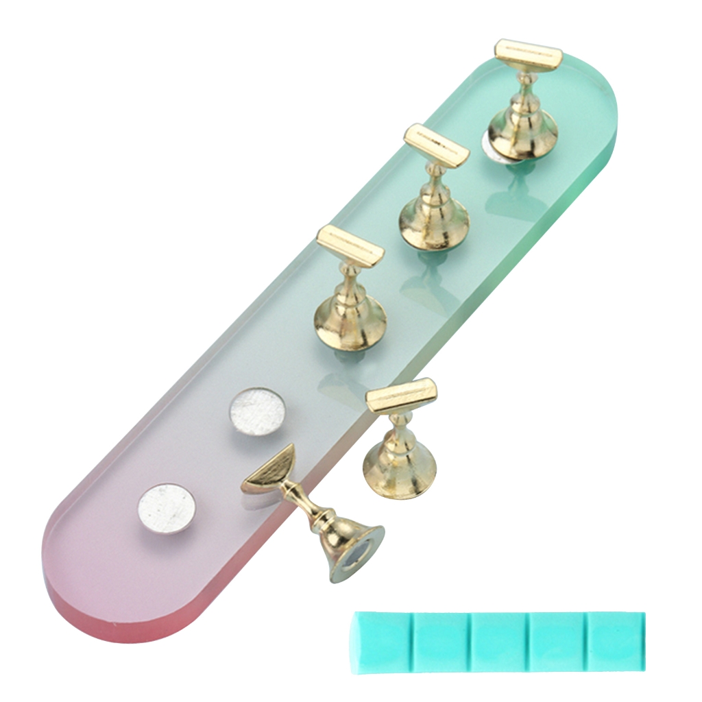 JZROCKER Nail Practice Stand Manicure Tools Acrylic Nail Tip