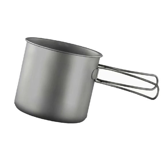 JZROCKER Metal Camping Cook Pots Outdoor Camping Cookware with Folding Handle