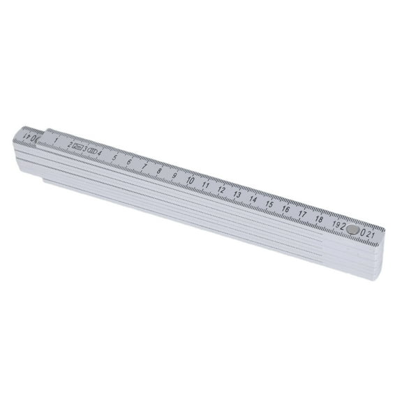 JZROCKER Metric Ruler Measure Instrument 2m Length Folding Ruler Construction Ruler Measurement Tool Heavy Duty