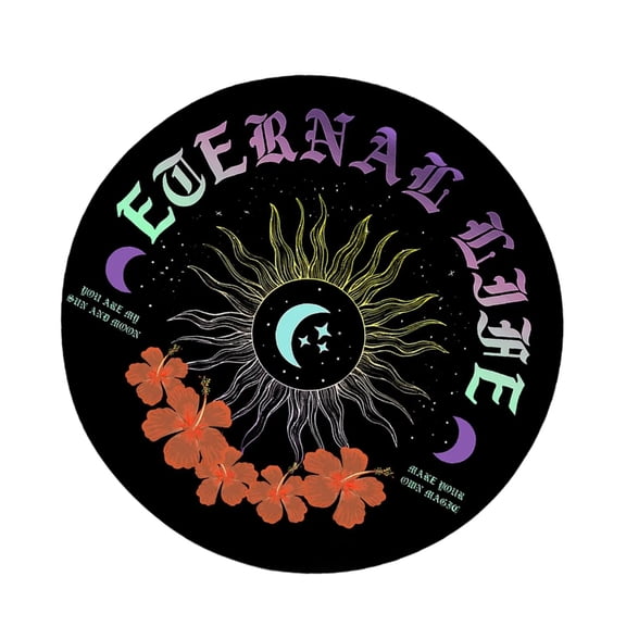 JZROCKER Moon Sun Star Astrology Pendulums Mat Mouse Pad Tarots Antiskid Rubber Mat Altars Tarots Card Pad for Party Board Game