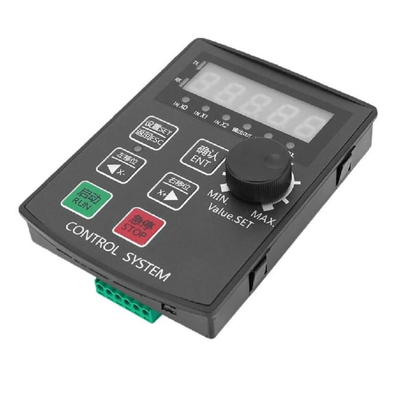 JZROCKER Motor Motion Controller DC12-24V 85KHz Stepper/Servo Motor Motion Control Module 5 Digit Display Limit Communication