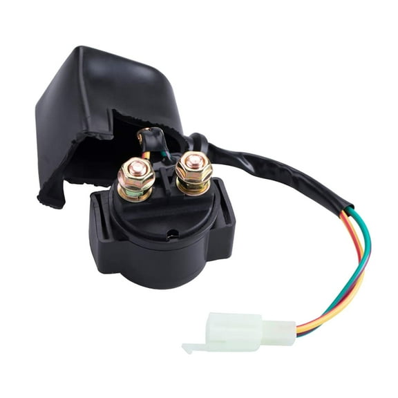 JZROCKER Motorcycle Electrical Starter Solenoid Relay Switch ATV 12V for 4-Stroke GY6
