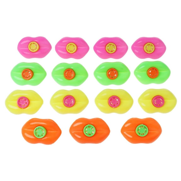 JZROCKER Mouth Lip Shape Whistle Blowing Out Blowers Sounding Toy for Boys Girls Party