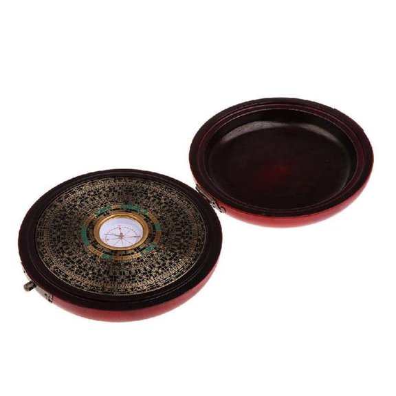 JZROCKER Movable Compasses Ancient Chinese Compasses Amulet Ornaments Waterproofed