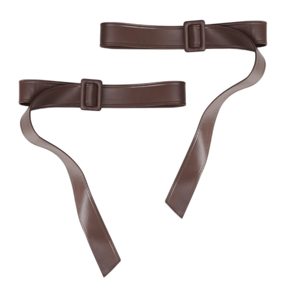 JZROCKER Mulituse PU Cuff Straps for Women Adjustable Buckle Cuff Belts Suitable for Trenchcoats and Casual Outerwear